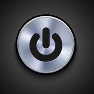 vector metal icon on gray background Eps10 N65