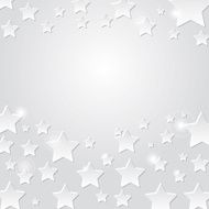 Star on a gray background abstract light Vector illustration N2