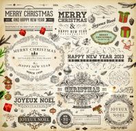 Vintage Retro Labels N6