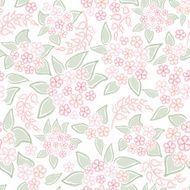 Gentle floral seamless background N3