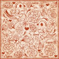 Vector Valentine's Day Pattern