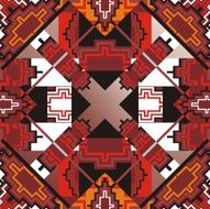 native american art red