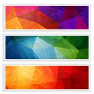 Abstract web headers set
