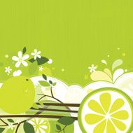 Lime backgound