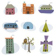 Various homes