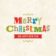 Christmas Greetings with Funky Letters