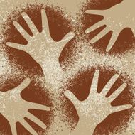 Ancient Cave Handprints