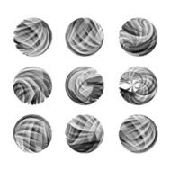 abstract gray transparency round pattern