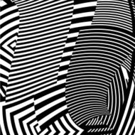 abstract black and white stripe pattern background N58