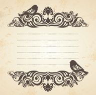 elegant floral banner