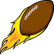 Flying Football Flame