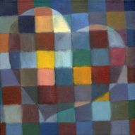 Art Heart Oil Painting on canvas N2