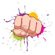 Fist and drops N2