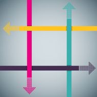 vector of arrow background