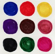 Watercolor Multicolor Circle