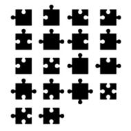 Jigsaw puzzle blank parts constructor N2