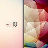 Abstract geometric polygonal shiny background N22