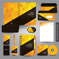 Corporate identity design vector Stationery set design N4