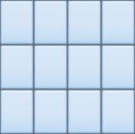 Vector seamless pattern of gently blue ceramic tiles N2