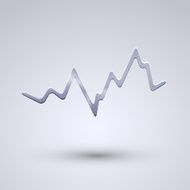 Vector full metal icon on blue background Eps10 N125