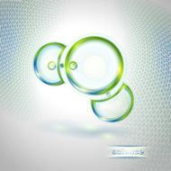Abstract background with molecule N5