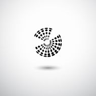 abstract black dots pattern for design N2