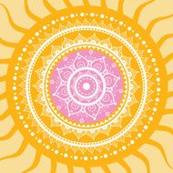 Mandala Sun pattern N5