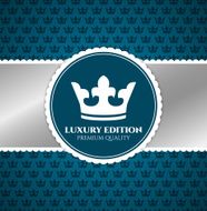 Blue Luxury invitation