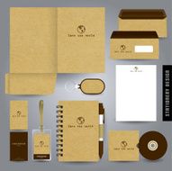 Stationery template design N13