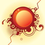 Abstract circle design N3