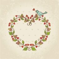 Valentine&#039;s Day Frame Vector illustration N2
