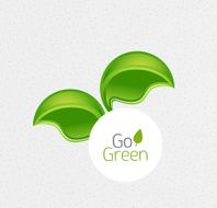 Green leaf modern concept N2