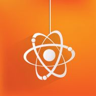 Molecule atom icon N4