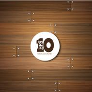 Vector Wooden Background N14
