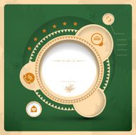 Vector abstract website layout N2