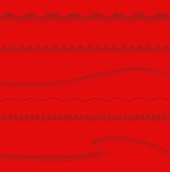 Red divider set with shadow