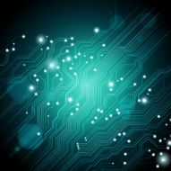 Abstract Circuit Board Vector Background N5