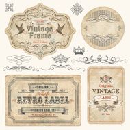 vintage labels N63