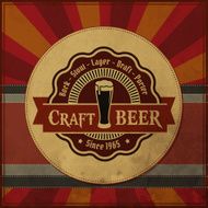 Retro Styled Beer Poster N23