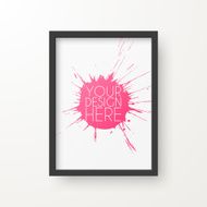 Frame on White Background N4