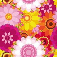 Seamless floral background N431