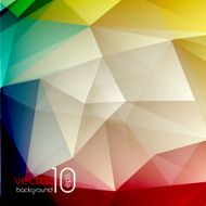 Abstract geometric polygonal shiny background N23