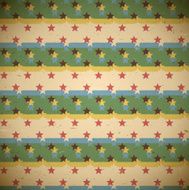 Seamless pattern with shifted stars