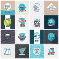 Collection of Thank You Card Designs