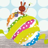 Bunny and Easter Egg