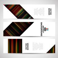 color stripe banner background N2