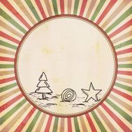 Vector Grungy Christmas Background N5