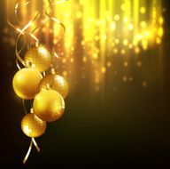 Gold Christmas greeting