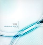 Blue glowing abstract background N3