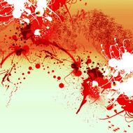 Abstract red-orange background Underground Grunge Varicolored pattern Acrylic watercolor